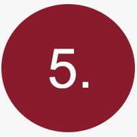 A red circle with the number 5 in it. 