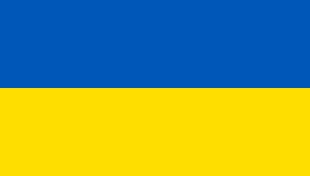 The colours of the Ukraine flag. 