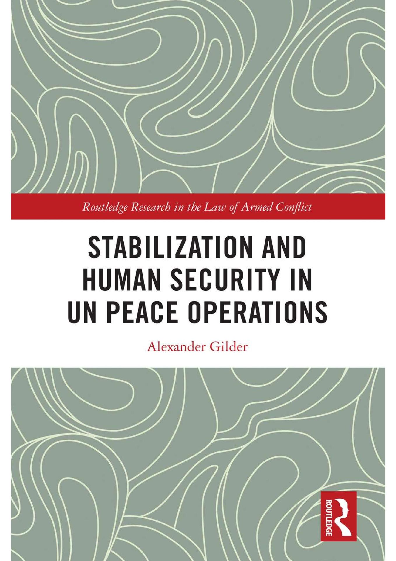 Book cover: Stabilization and Human Security in UN Peace Operations