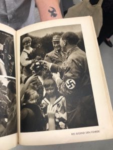 Photo of Hitler and children from a photo book.