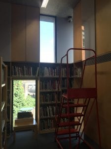 Interior of the Stuart Hall Library