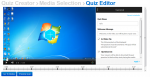 Creating a Video Quiz. Choose a video to base the quiz on, watch through it and pause when you want to insert a question