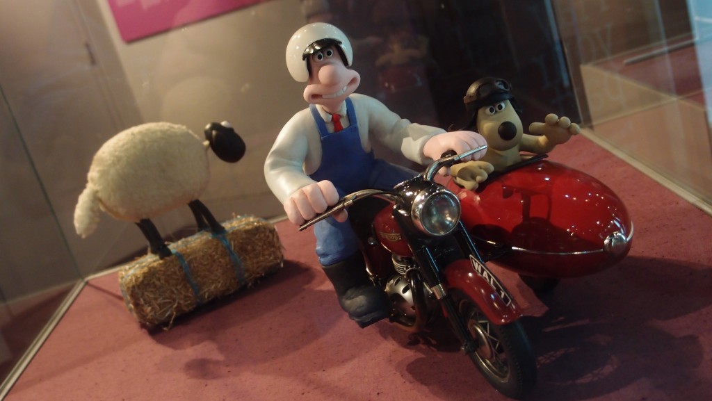 Wallace & Gromit plastercine models