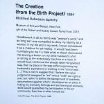 Information on The Creation tapestry by Judy Chicago