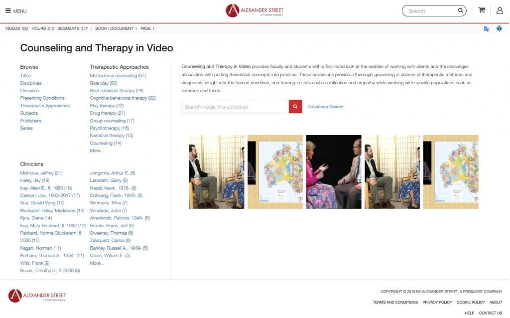 Screenshot of Counseling and Therapy in video
