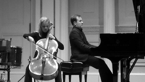 Ben and Anzél at Carnegie Hall