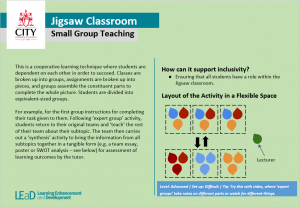 Teaching activity cards